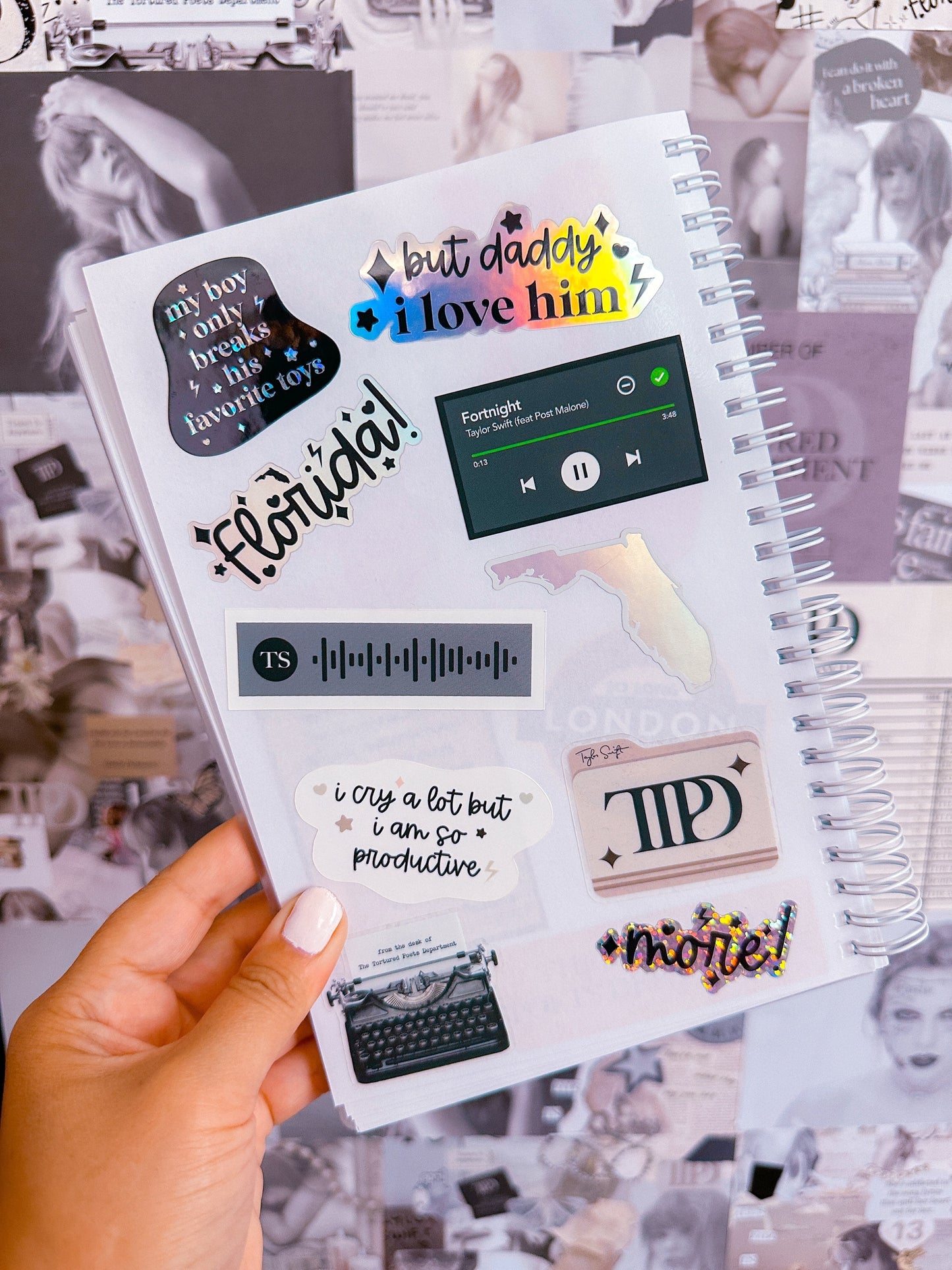 *DOLLAR DEAL* Waterproof Sticker - TTPD Typewriter