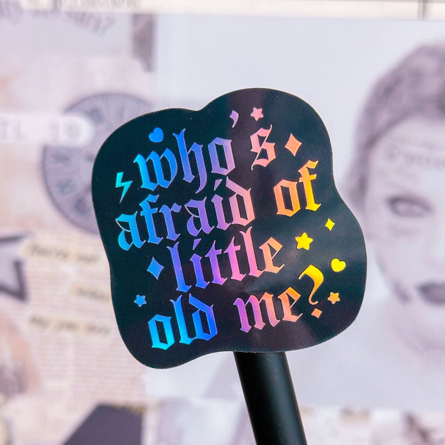 *DOLLAR DEALS* Waterproof Sticker - TTPD Who's Afraid of Little Old Me