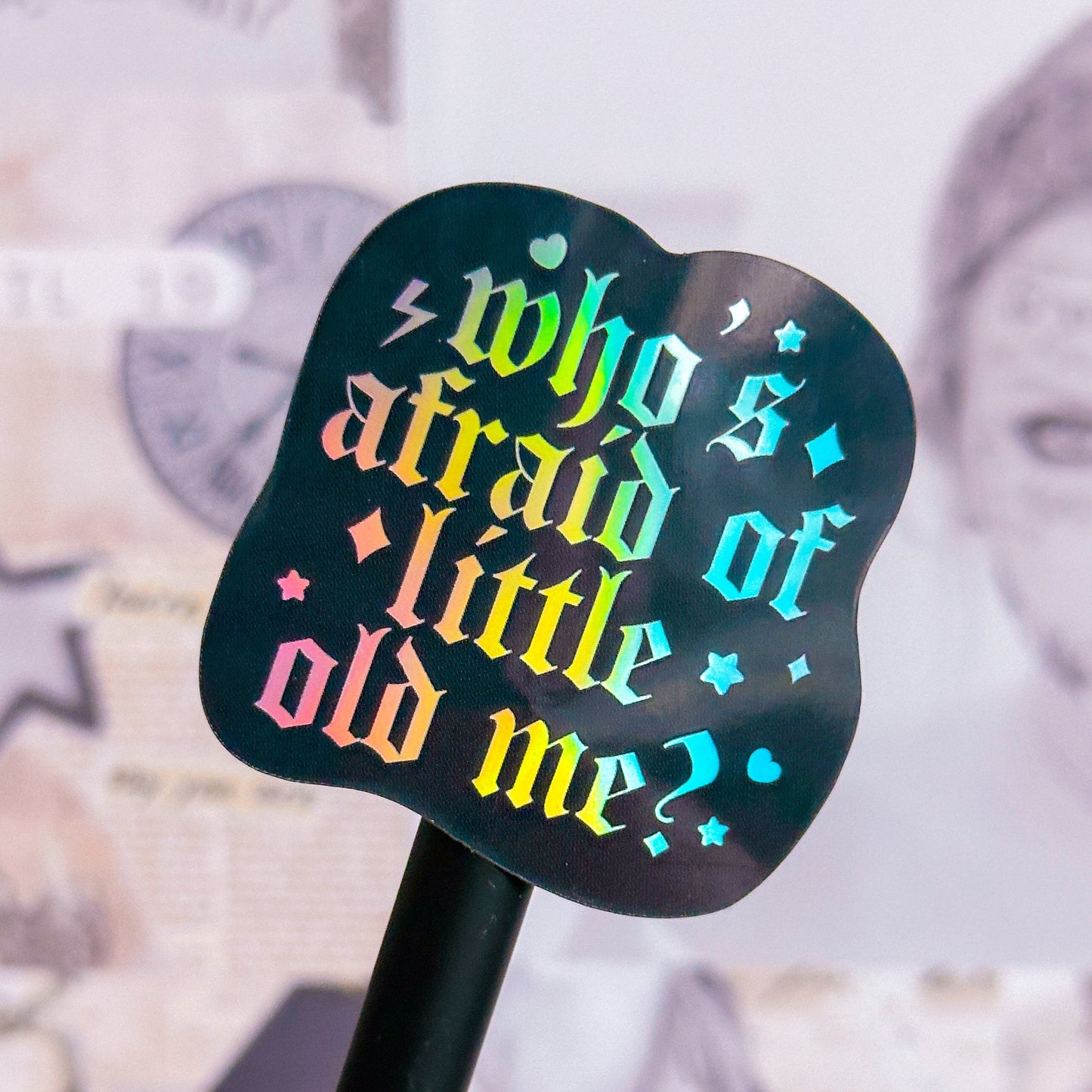 *DOLLAR DEALS* Waterproof Sticker - TTPD Who's Afraid of Little Old Me
