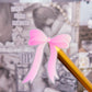 Waterproof Sticker - Pink Coquette Bow