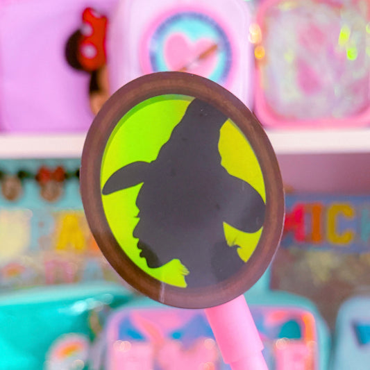 *DOLLAR DEAL* Waterproof Sticker - (WICKED) Storybook Profile GREEN