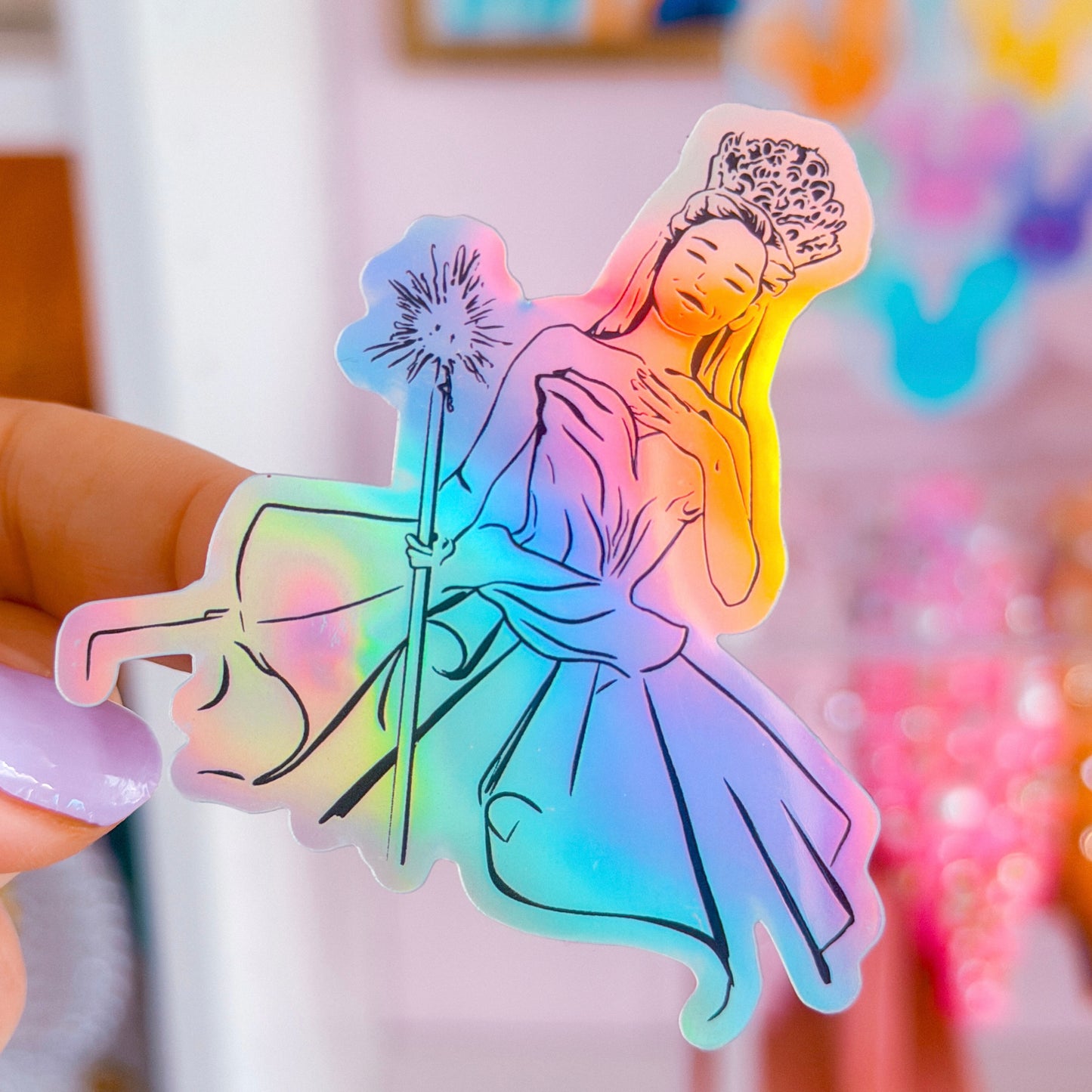 *DOLLAR DEAL* Waterproof Sticker - LOOK! It's GLINDA!