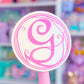 *DOLLAR DEAL* Waterproof Sticker - GLINDA Monogram