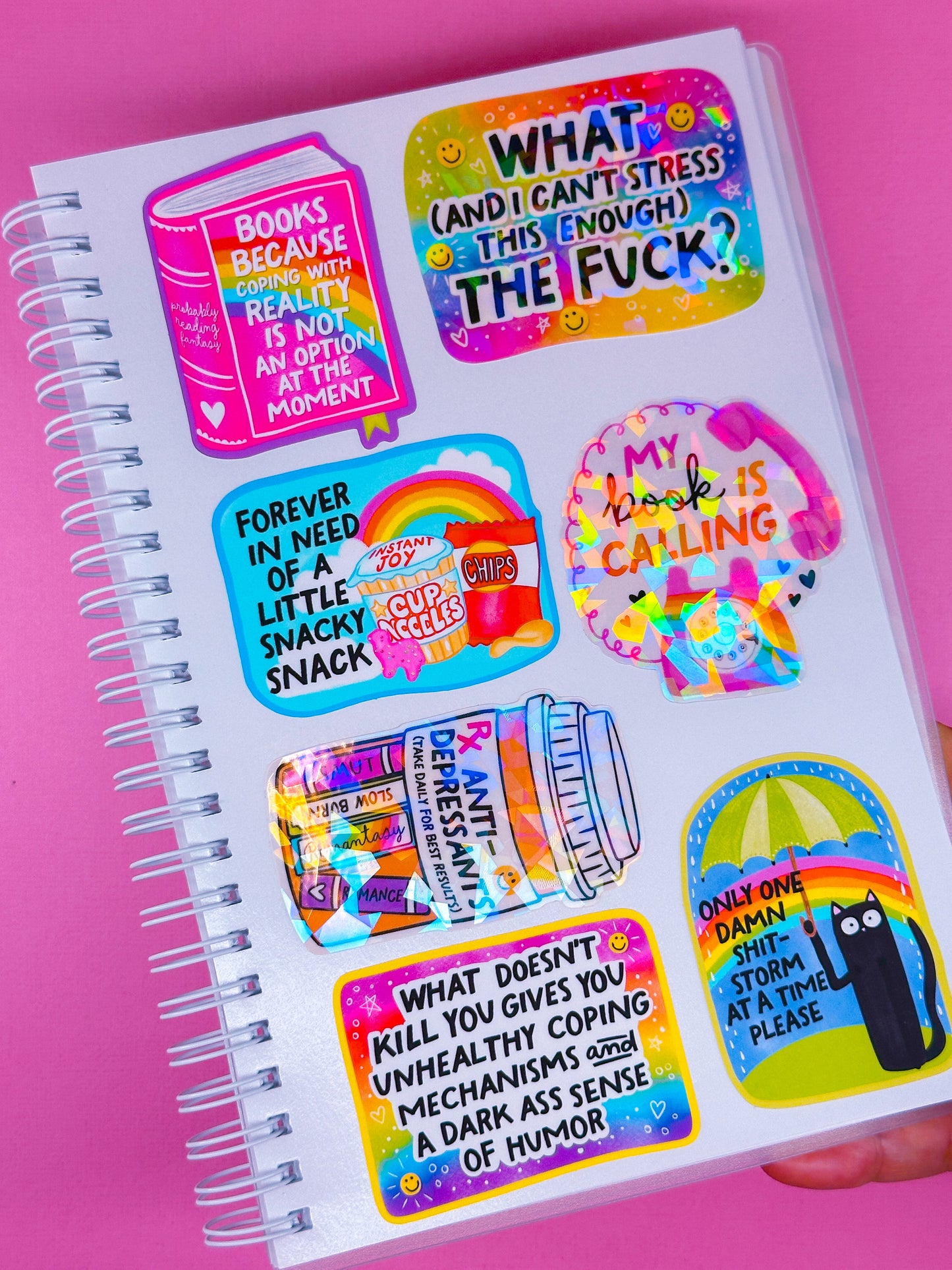 *PRE-ORDER RESTOCK - SHIPS APRIL 10*  Waterproof Sticker - NOTE TO SELF: You Don't Need Anything, You're Just Bored