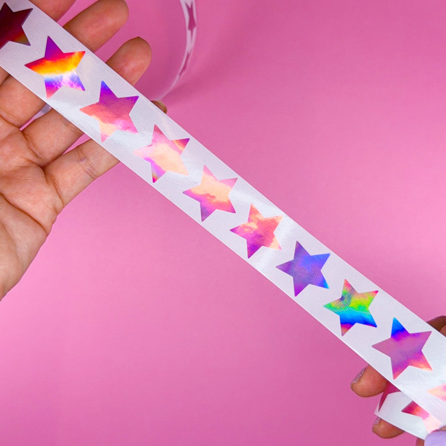 JUNK JOURNAL - HOLO Sticker Roll Sheets (4" to 6" each)