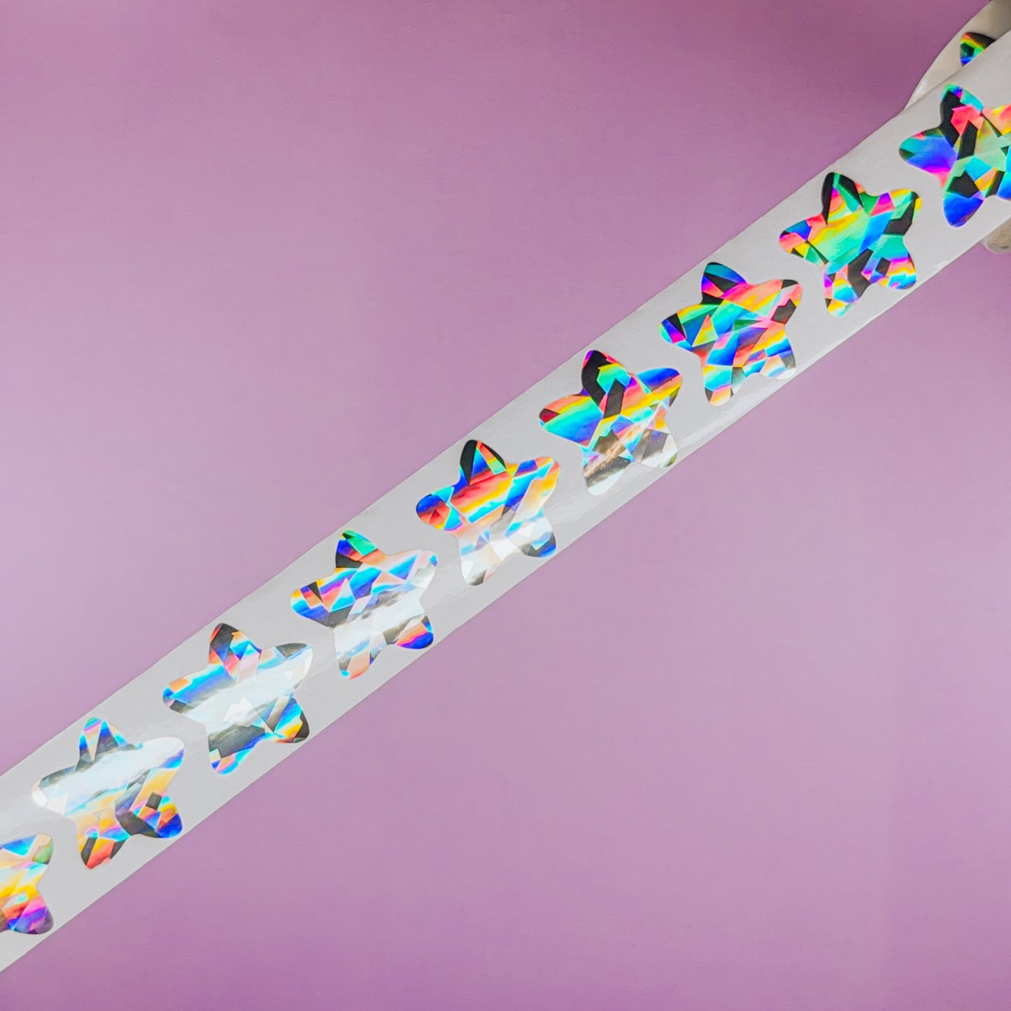 JUNK JOURNAL - HOLO Sticker Roll Sheets (4" to 6" each)
