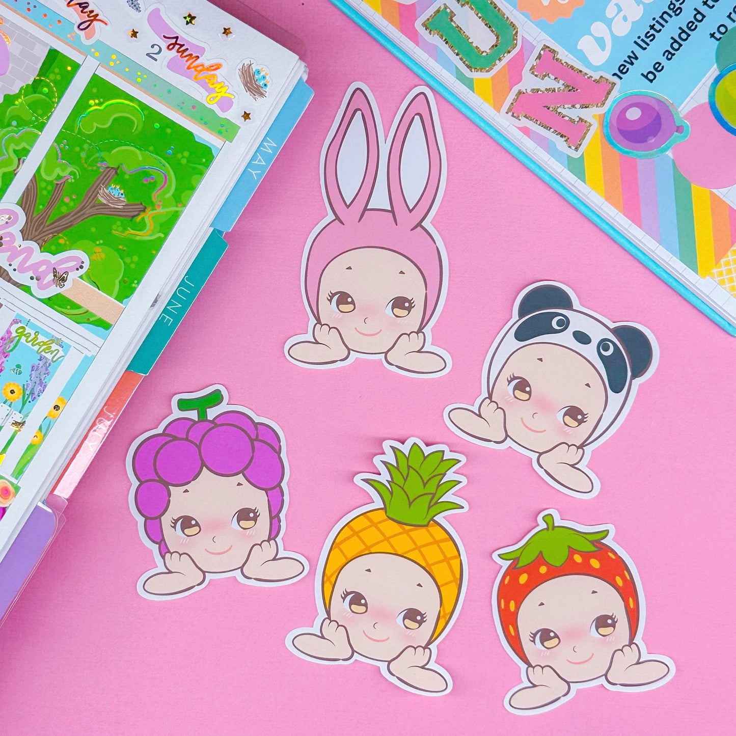 Journaling Paper Sticker - Baby Angels BUNDLE