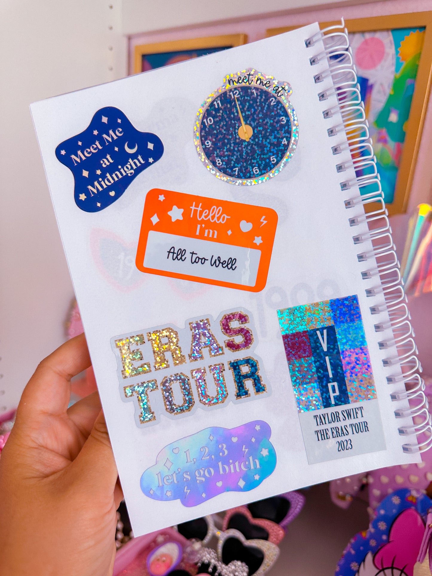 *DOLLAR DEALS* Waterproof Sticker - Rainbow Heart Shades