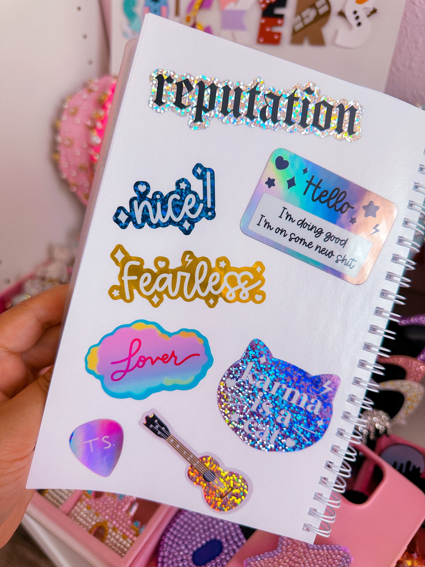 *DOLLAR DEALS* Waterproof Sticker - Karma Cat