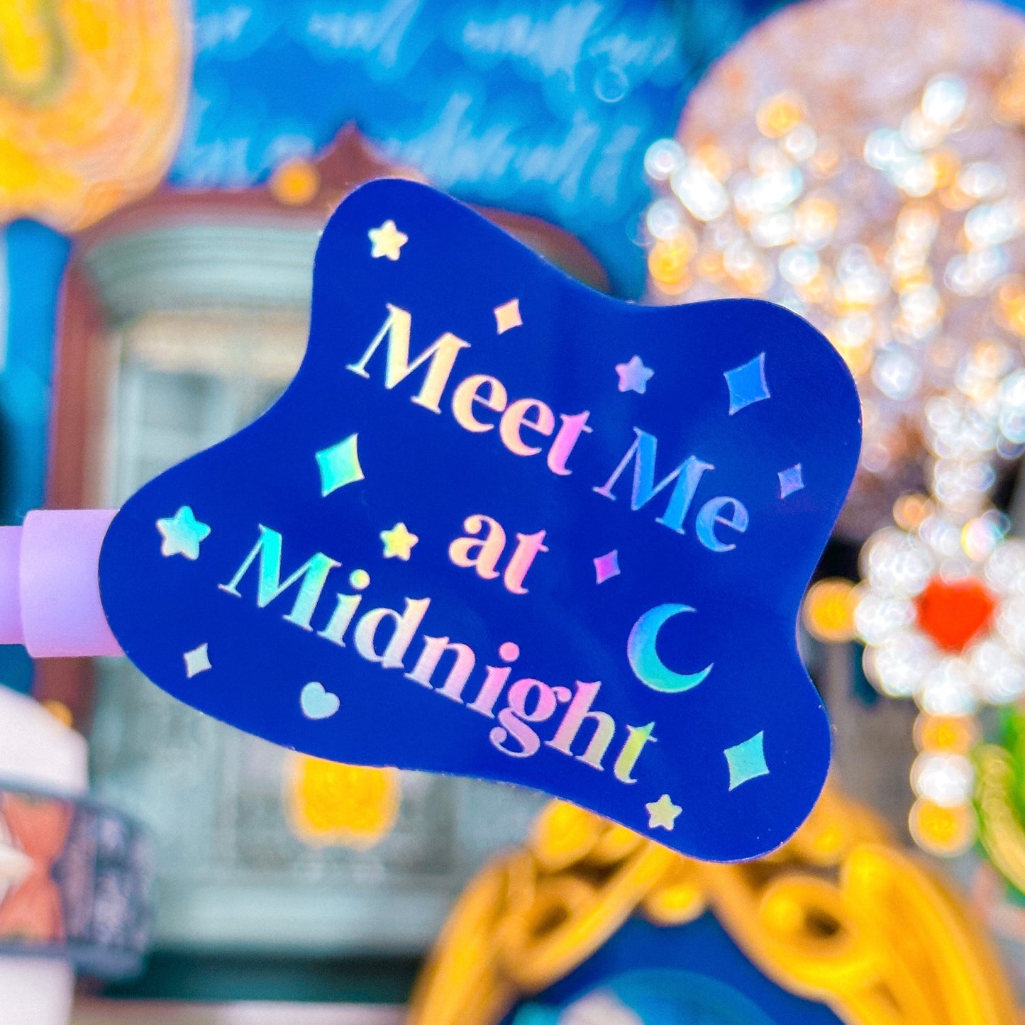 *DOLLAR DEALS* Waterproof Sticker - Meet Me at Midnight