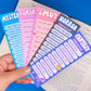 Journaling Paper Sticker - BOOKISH Checklist