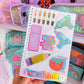 Waterproof Sticker - Washi Stack (Purple)
