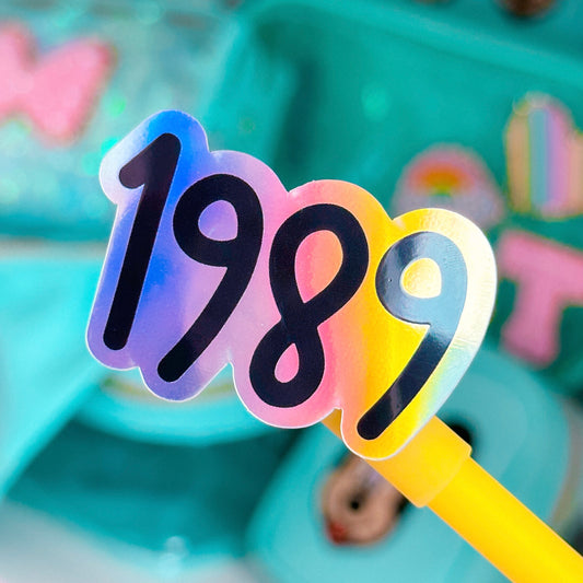 *DOLLAR DEALS* Waterproof Sticker - 1989