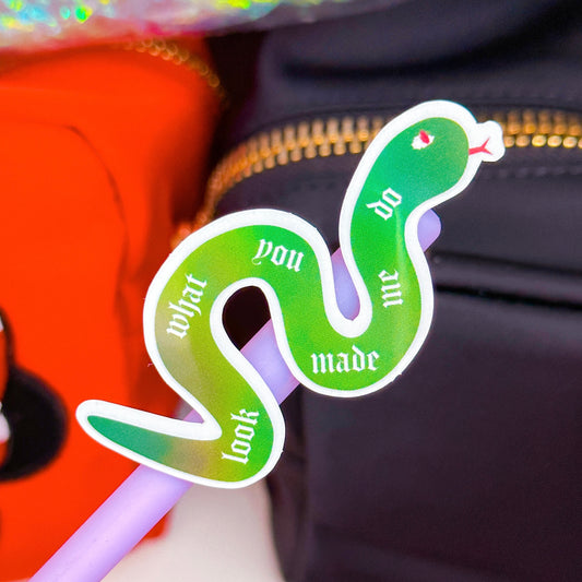 *DOLLAR DEALS* Waterproof Sticker - Reputation Snake