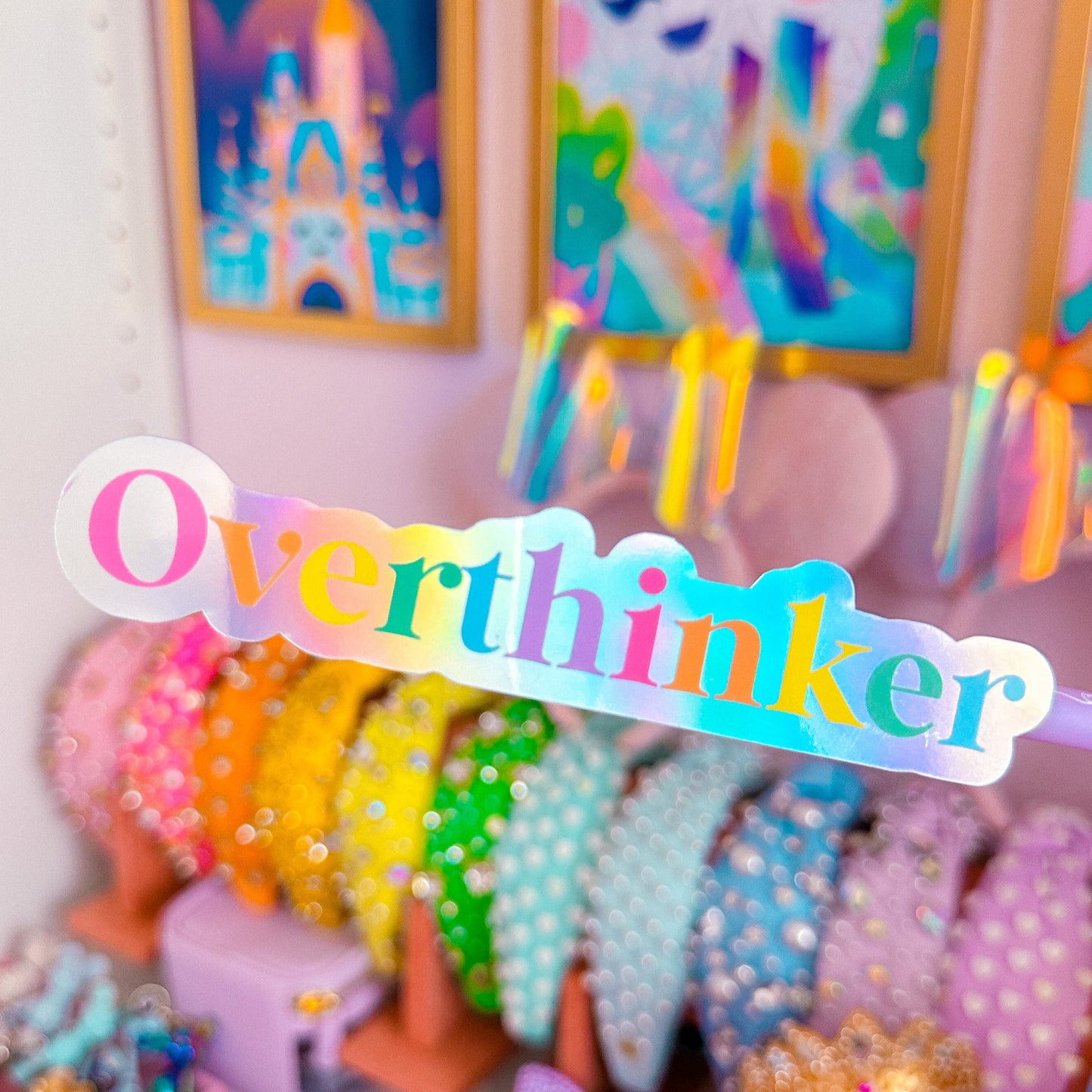 *DOLLAR DEALS* Waterproof Sticker - Overthinker (XL)