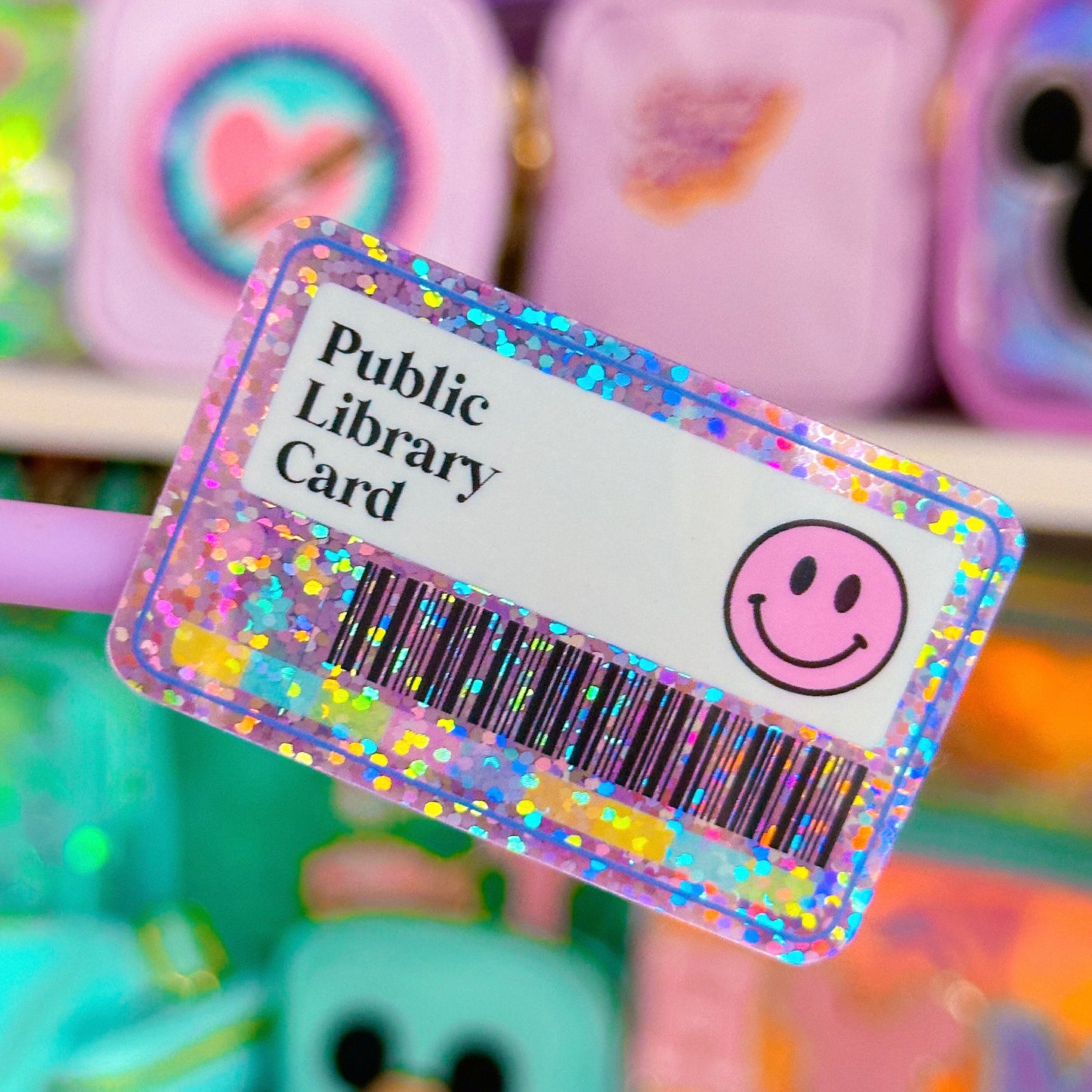Waterproof Sticker - Library Card