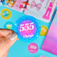 Glitter Paper Sticker - Angel Number