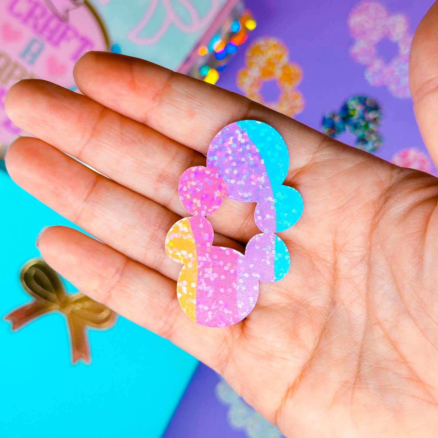 XL Glitter Mouse Tab