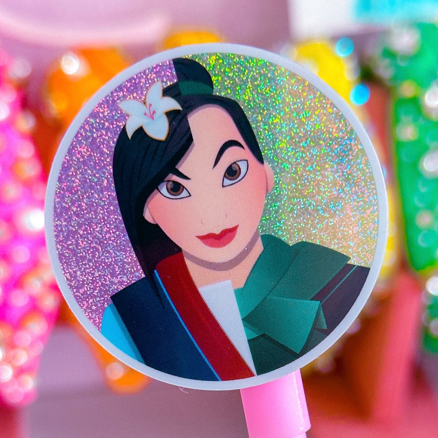 *DOLLAR DEAL* Waterproof Sticker - (Mulan) Dual Profile