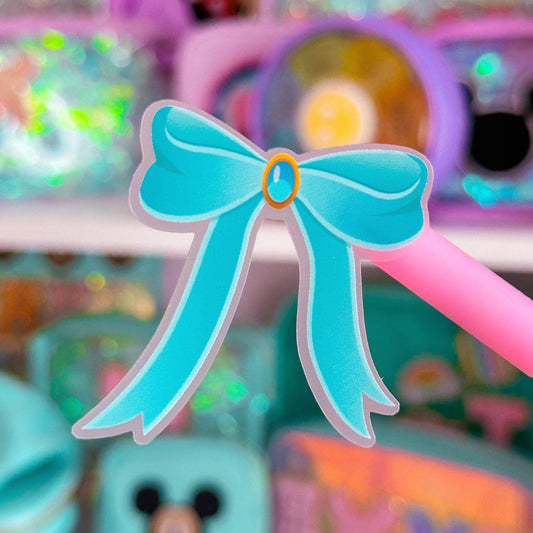 Waterproof Sticker - (Jasmine) Princess Bow