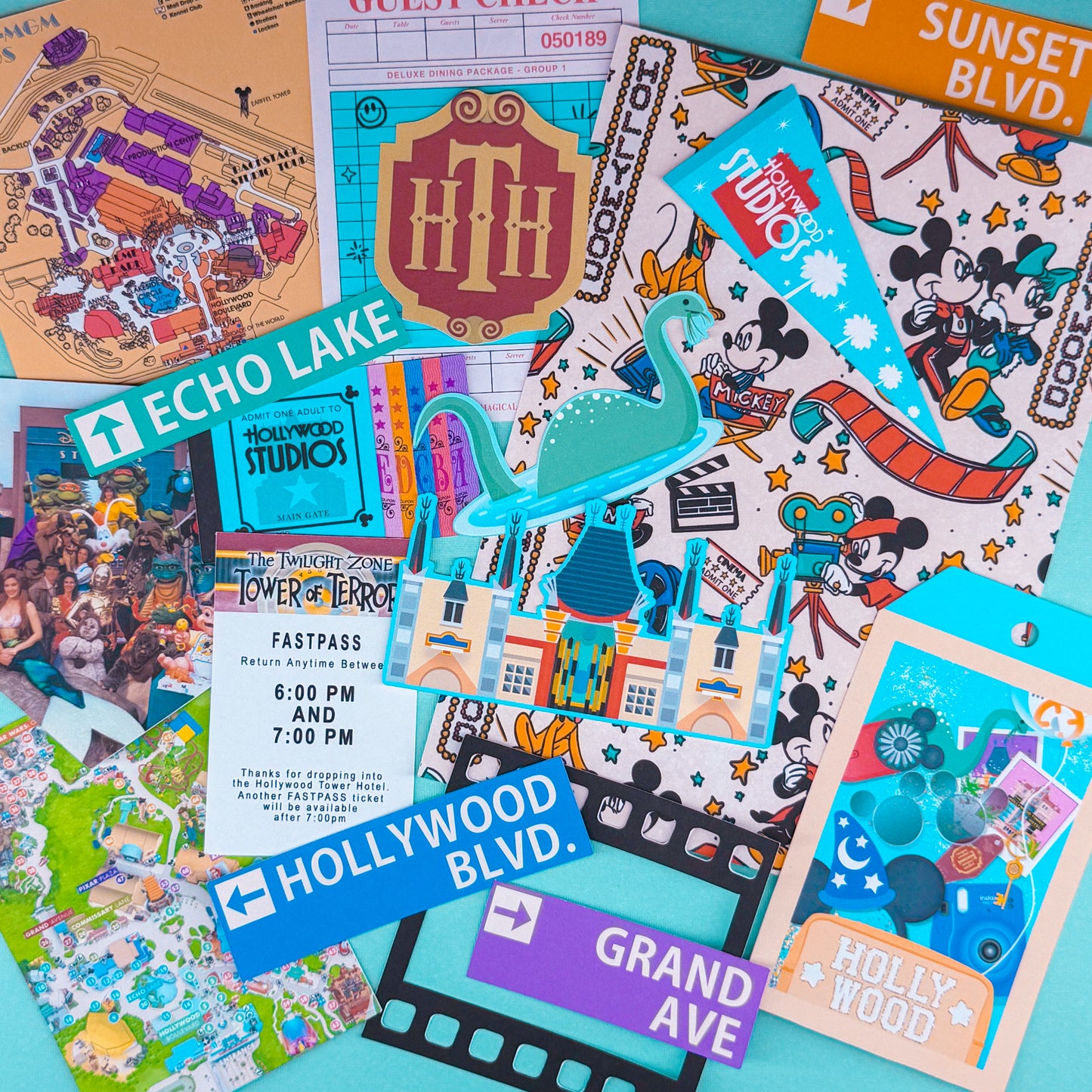 STICKER SCRAP PACK - Hollywood Studios