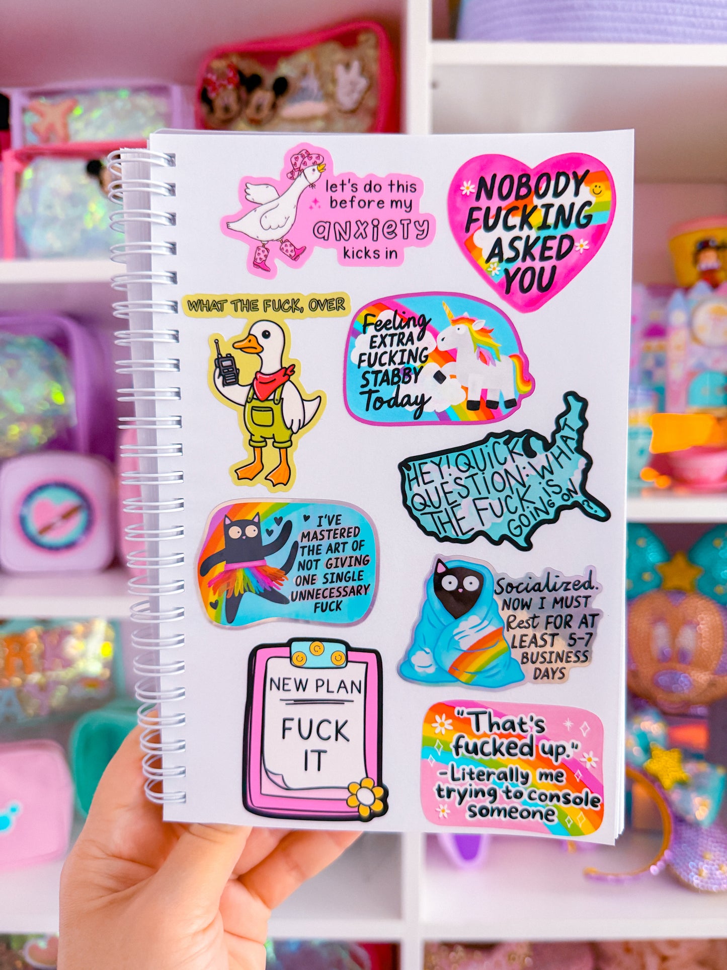 Waterproof Sticker - What The F*CK, OVER Goose