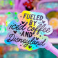 Waterproof Sticker - Fueled By Coffee & DL