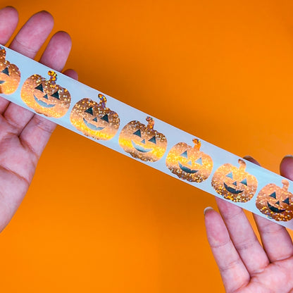 JUNK JOURNAL - Halloween Sticker Roll Sheets (4" to 6" each)