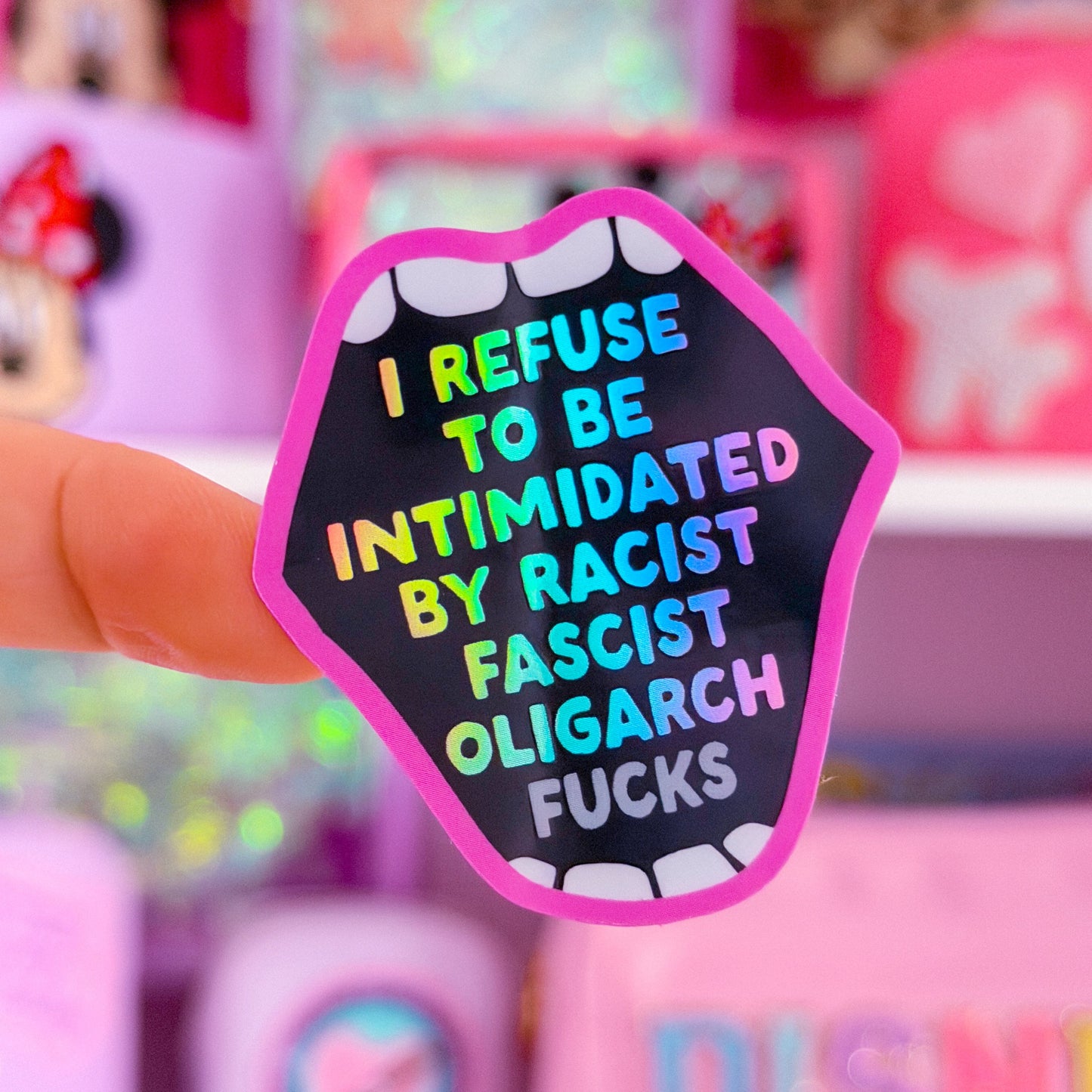 Waterproof Sticker - I Refuse To Be Intimidated