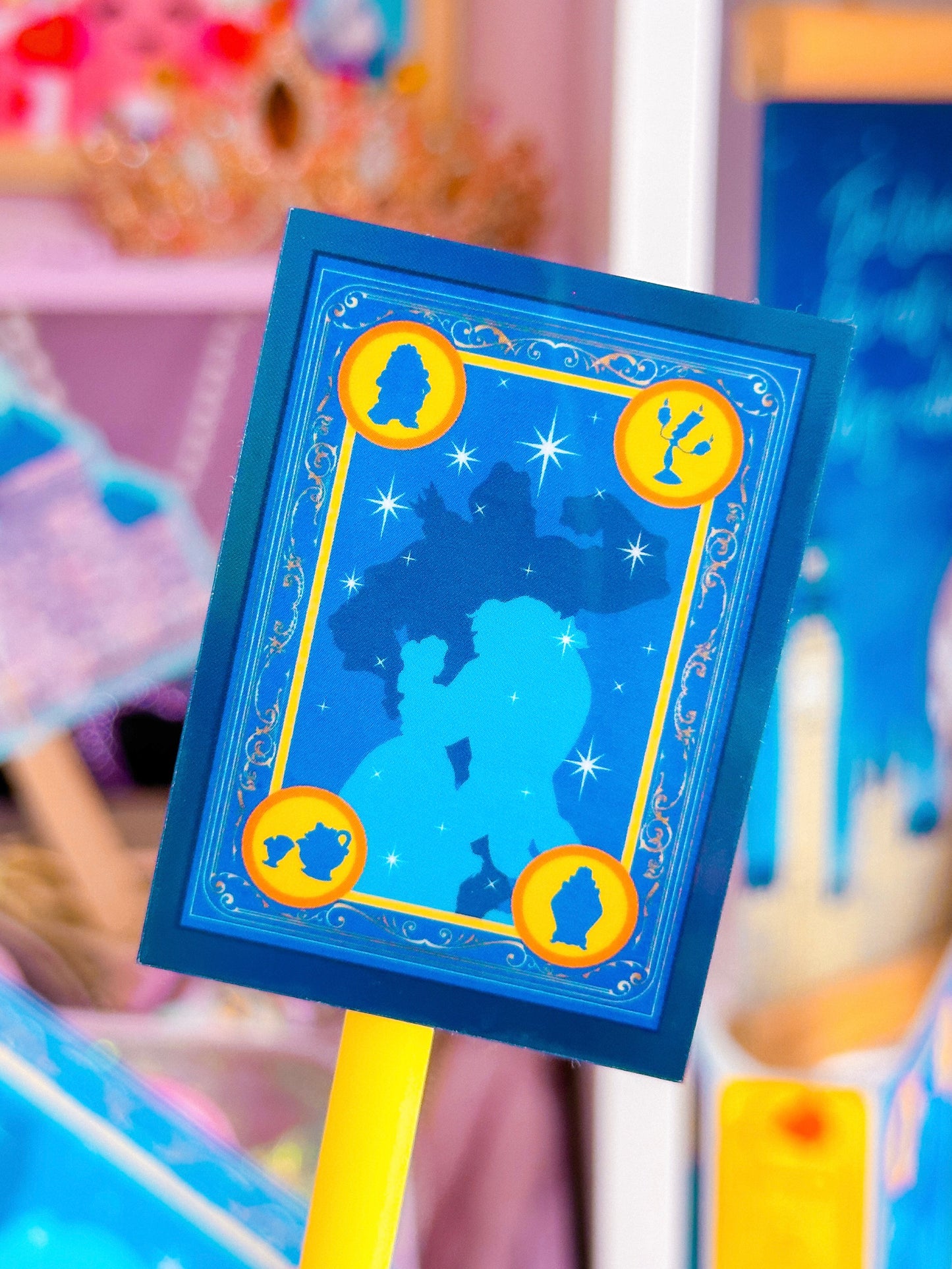 *DOLLAR DEAL* Waterproof Sticker - (Belle) Book Cover