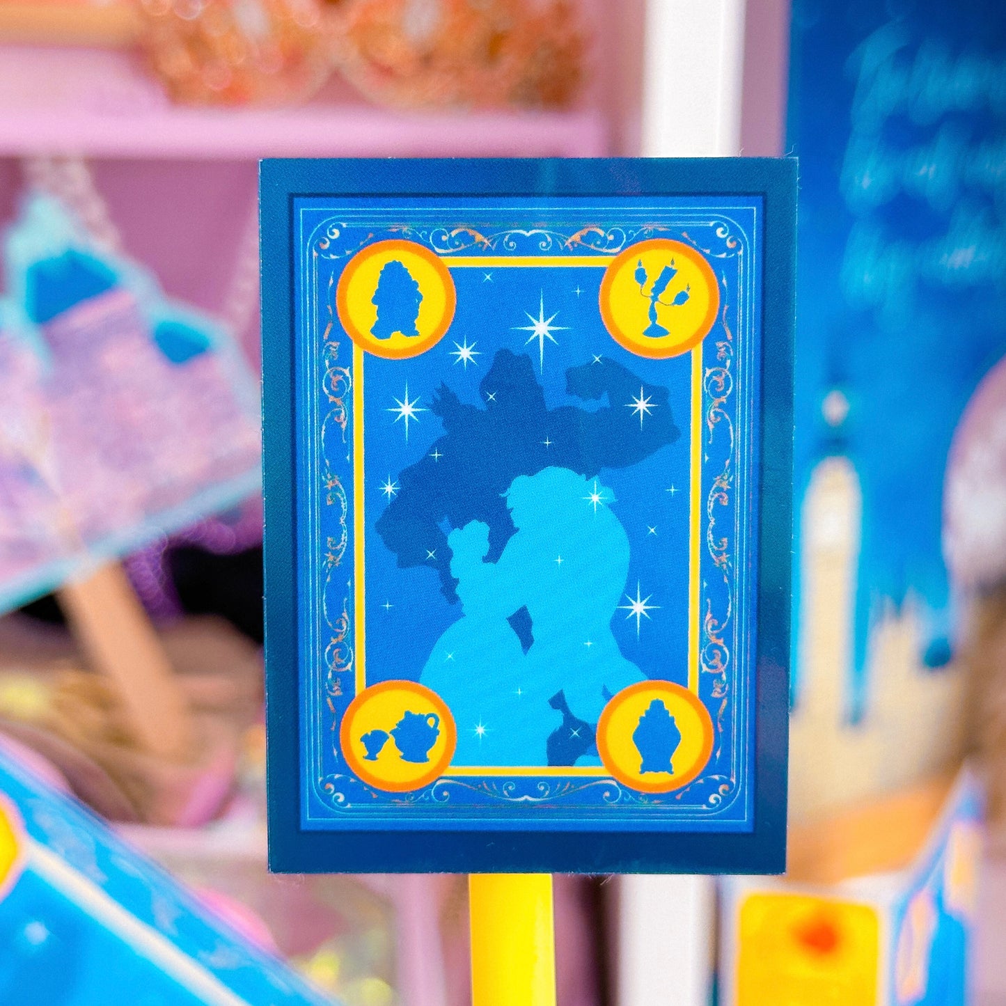 *DOLLAR DEAL* Waterproof Sticker - (Belle) Book Cover