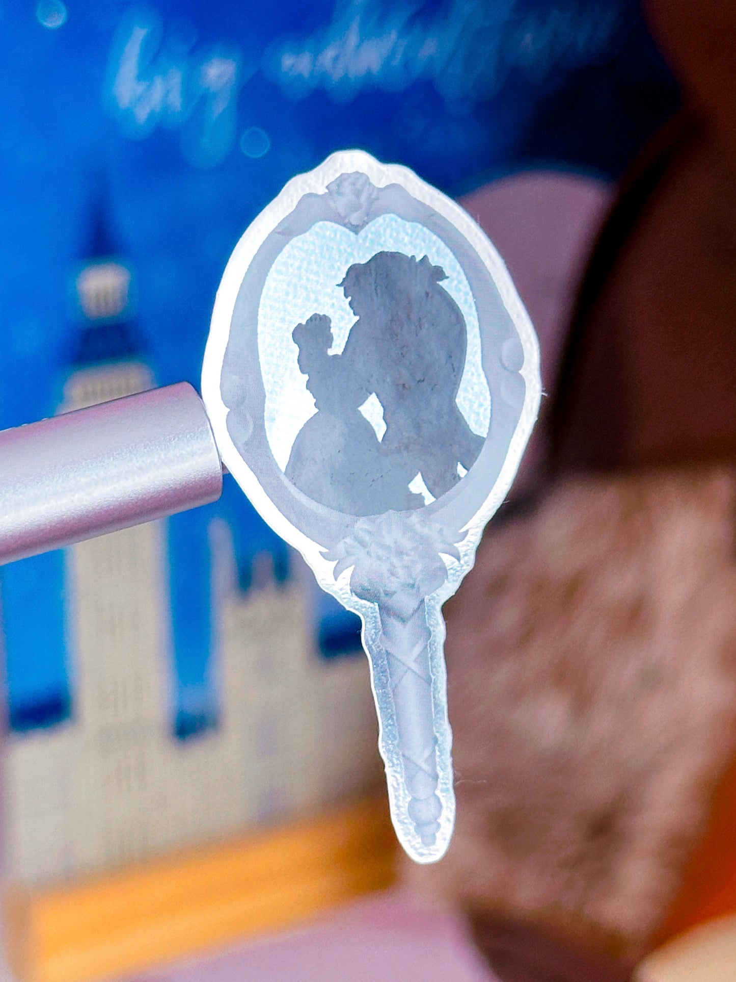 *DOLLAR DEAL* Waterproof Sticker - (Belle) XS Beast Mirror