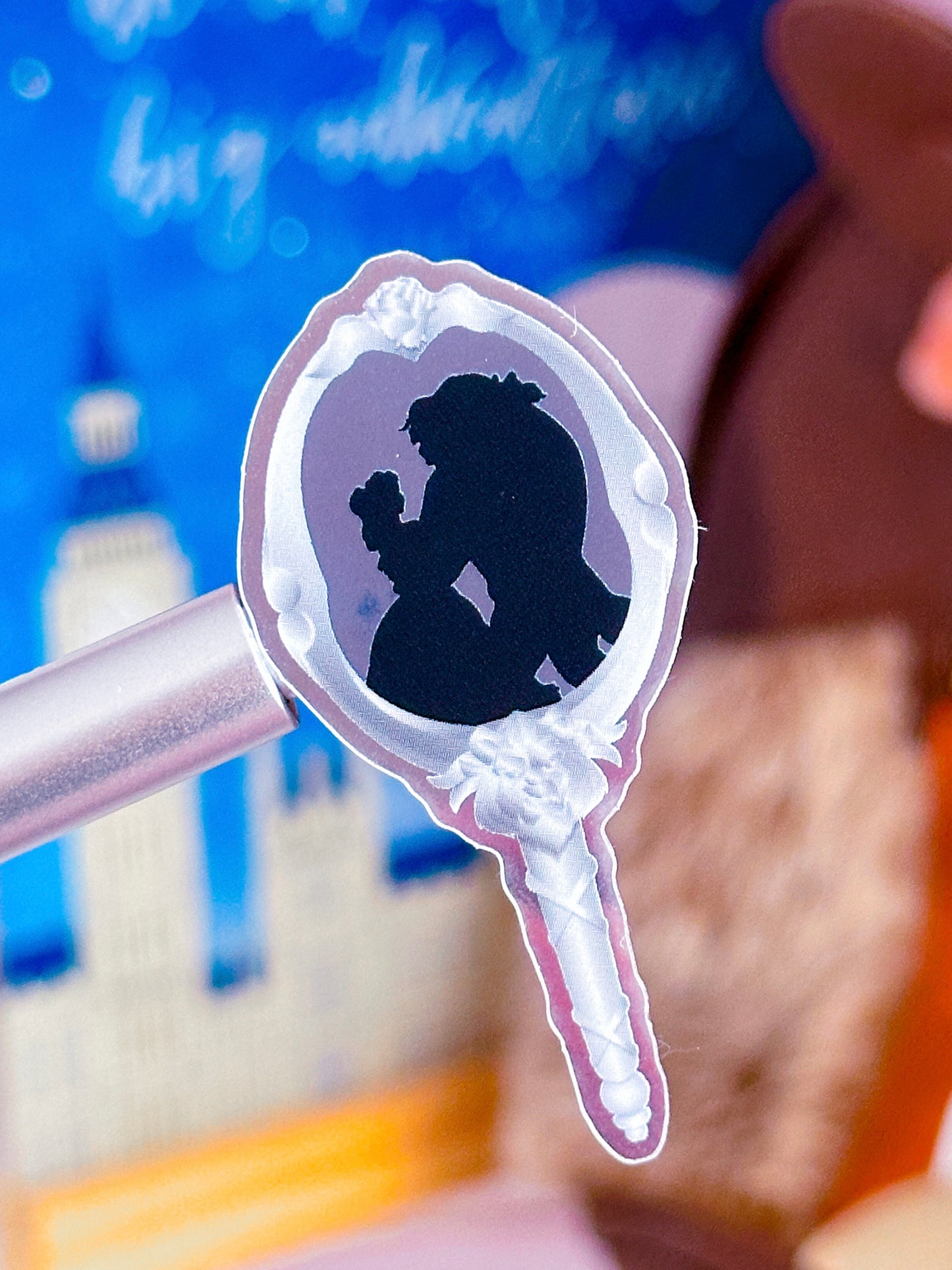 *DOLLAR DEAL* Waterproof Sticker - (Belle) XS Beast Mirror