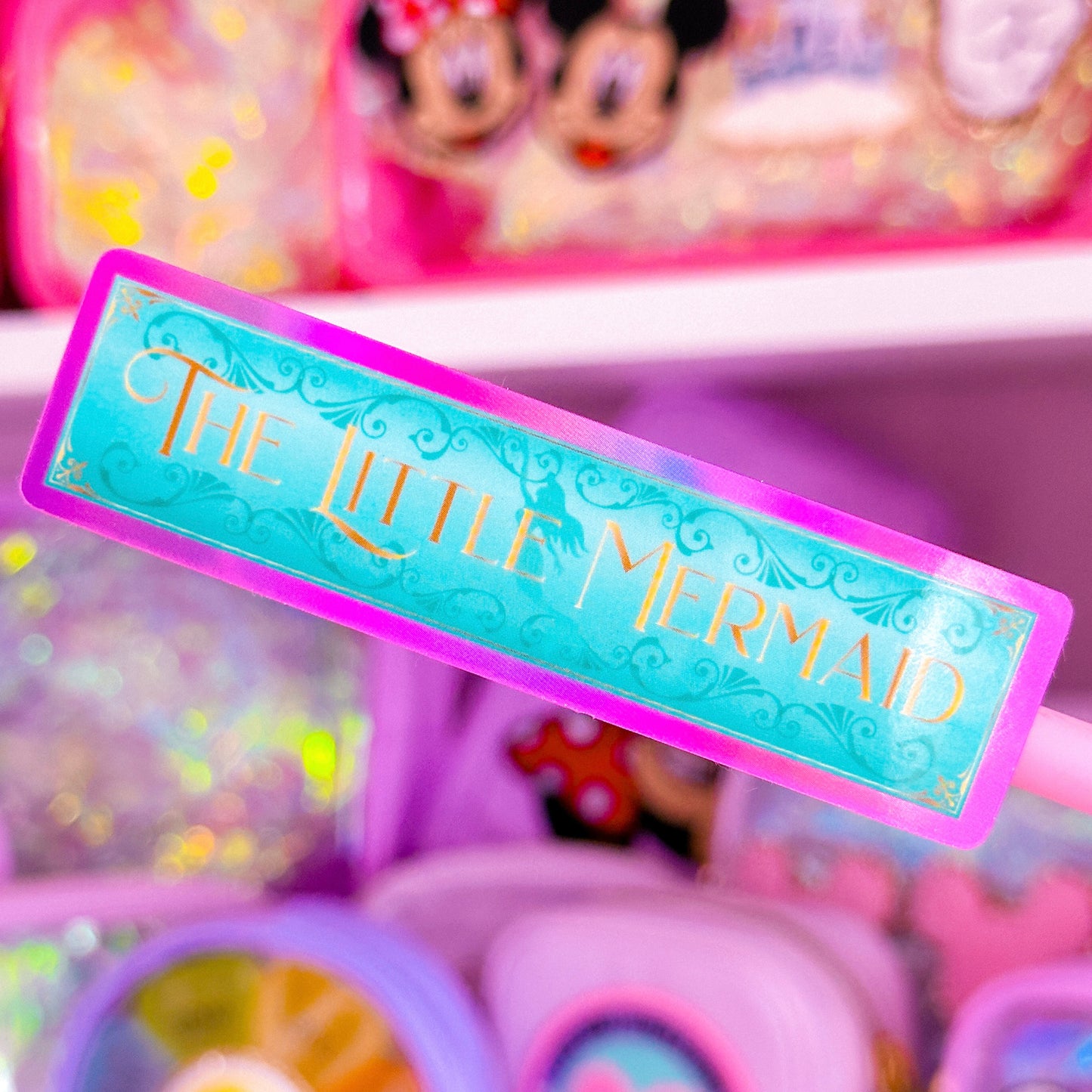 *DOLLAR DEAL* Waterproof Sticker - (Ariel) Book Spine