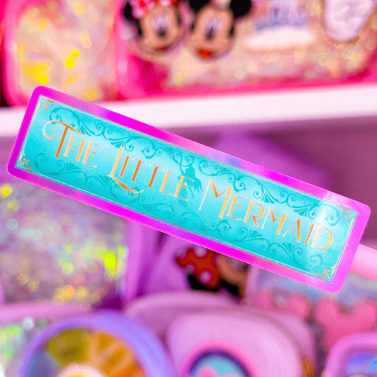 *DOLLAR DEAL* Waterproof Sticker - (Ariel) Book Spine