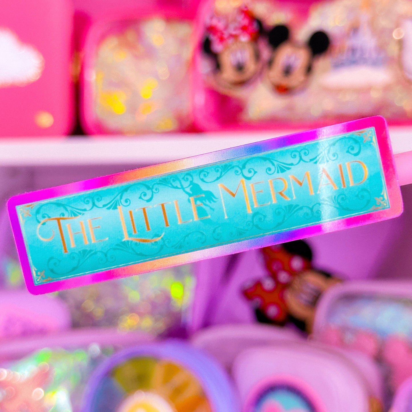 *DOLLAR DEAL* Waterproof Sticker - (Ariel) Book Spine