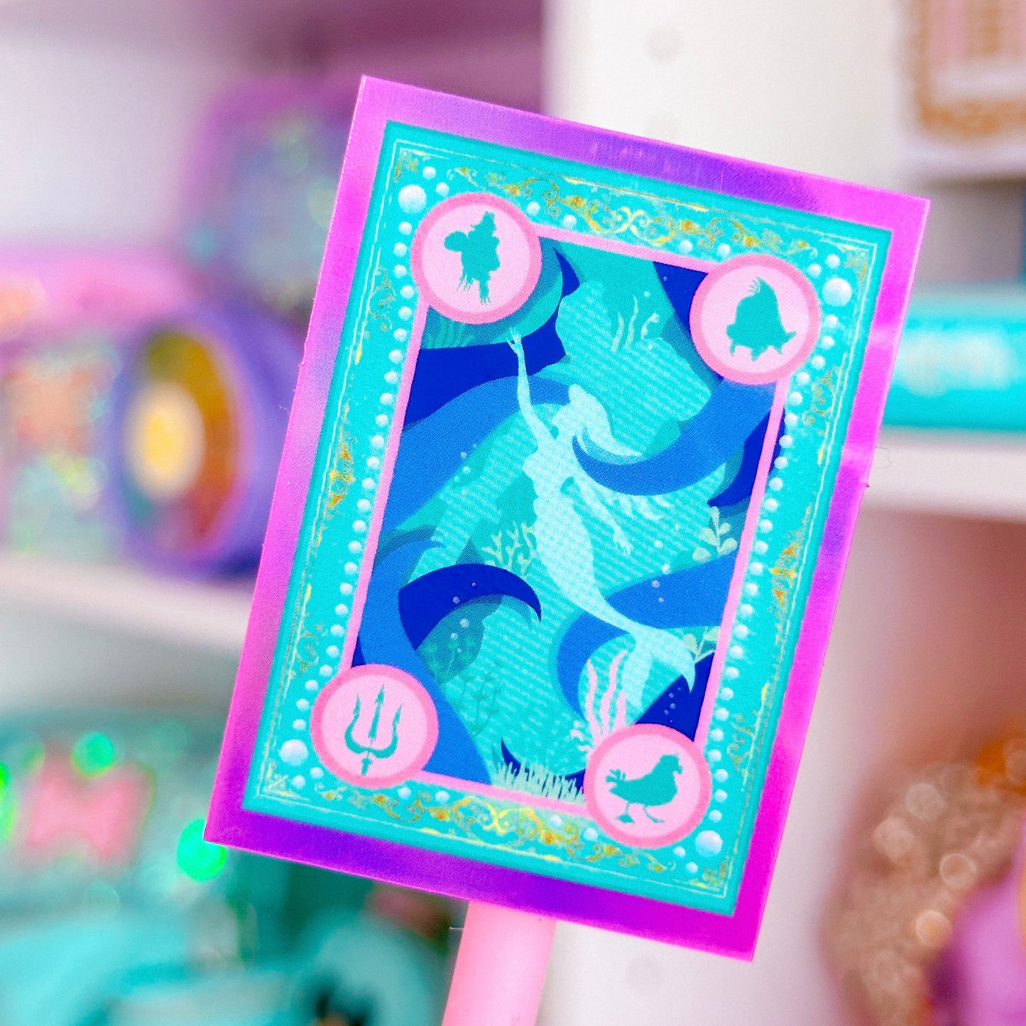 *DOLLAR DEAL* Waterproof Sticker - (Ariel) Book Cover