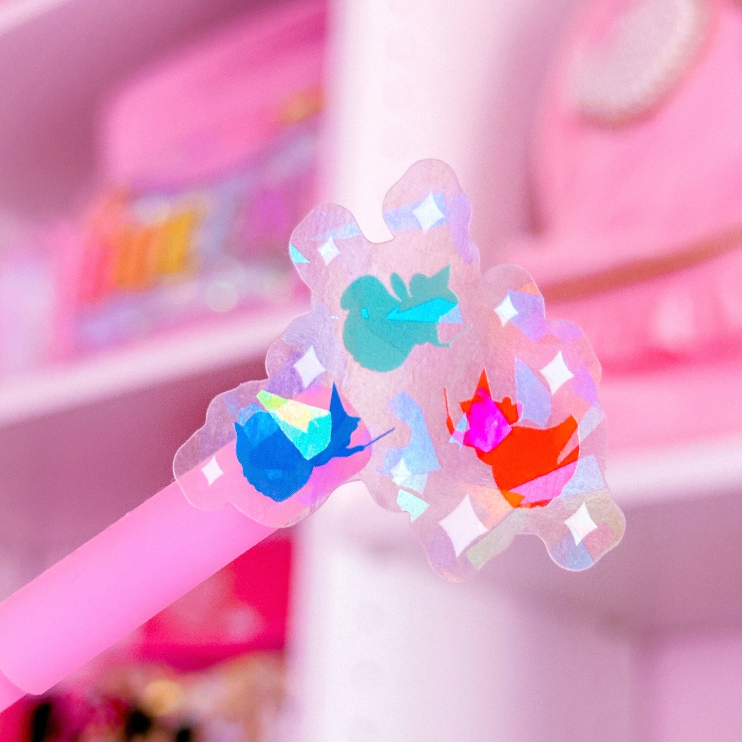 *DOLLAR DEAL* Waterproof Sticker - (Aurora) 3 Mini Fairies