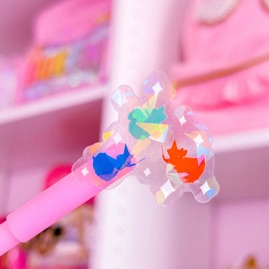 *DOLLAR DEAL* Waterproof Sticker - (Aurora) 3 Mini Fairies