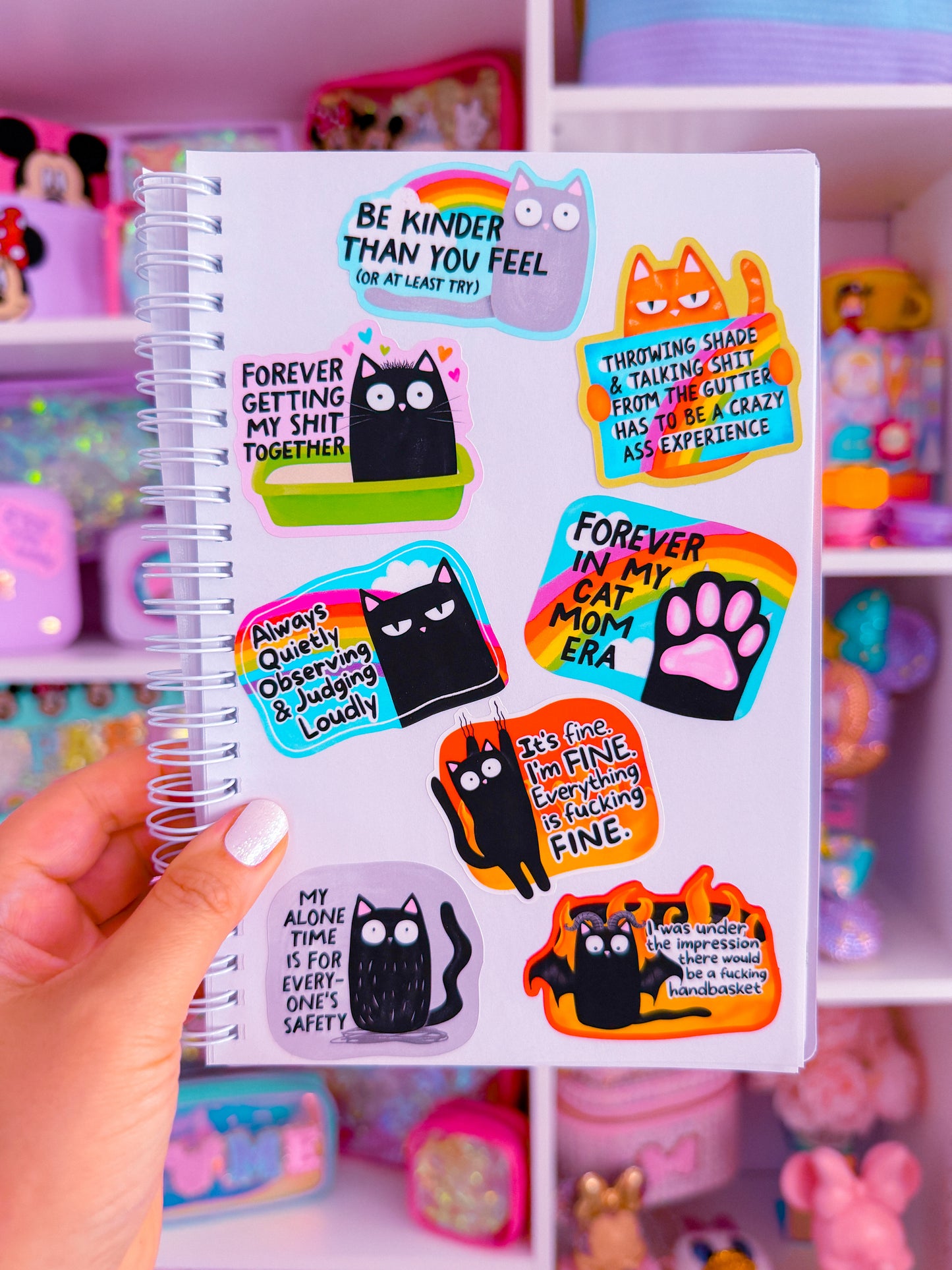 Waterproof Sticker - My Alone Time Is For Everyone's Safety
