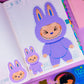 XL PAPER Journal STICKER - Lil' Rainbow Bubus