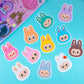 Paper Sticker Die Cuts - Lil' Rainbow Bubus