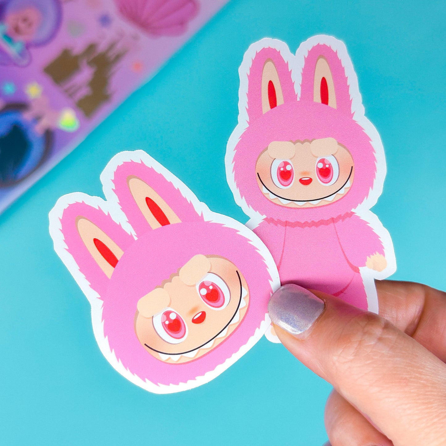 Paper Sticker Die Cuts - Lil' Rainbow Bubus