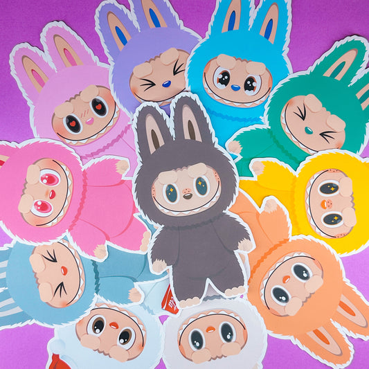 XL PAPER Journal STICKER - Lil' Rainbow Bubus