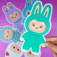 XL PAPER Journal STICKER - Lil' Rainbow Bubus