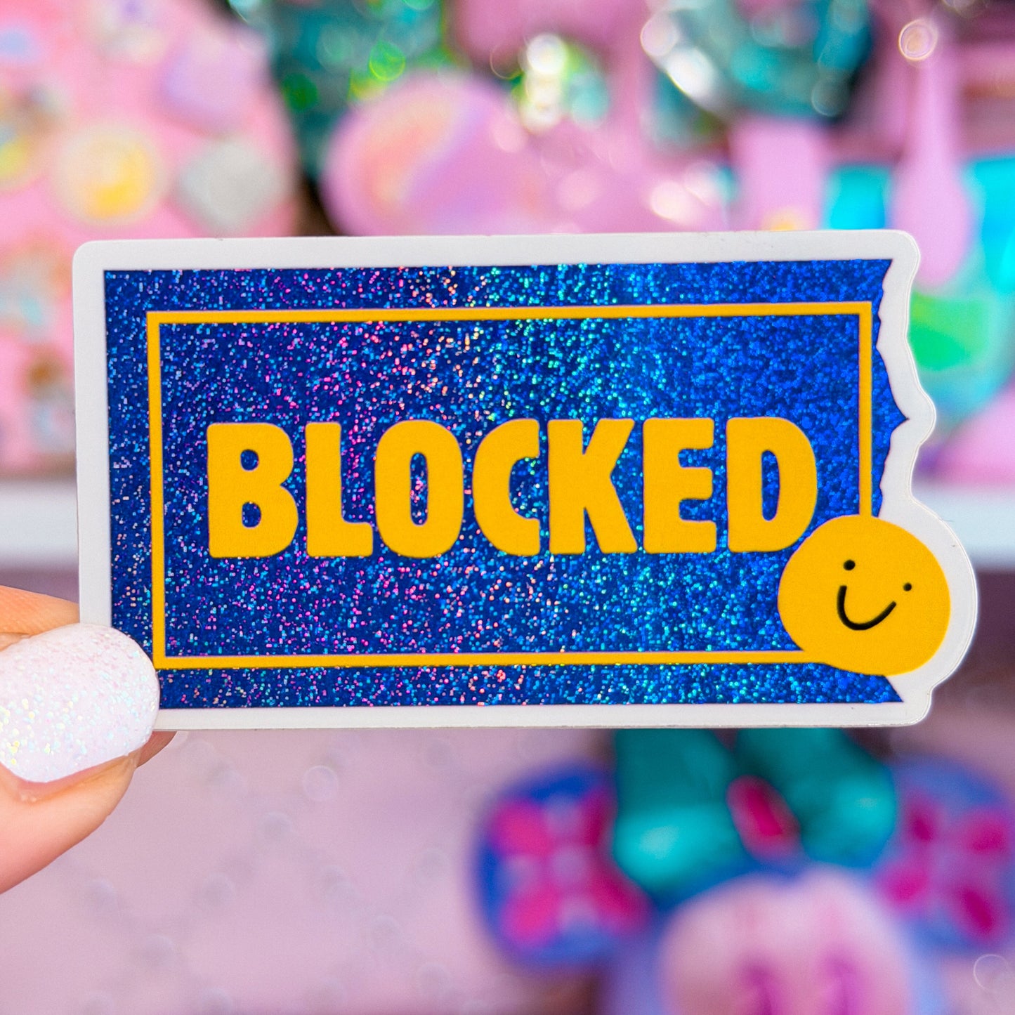 Waterproof Sticker - BLOCKED