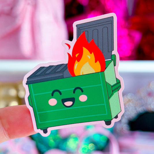 Waterproof Sticker - DUMPSTER FIRE
