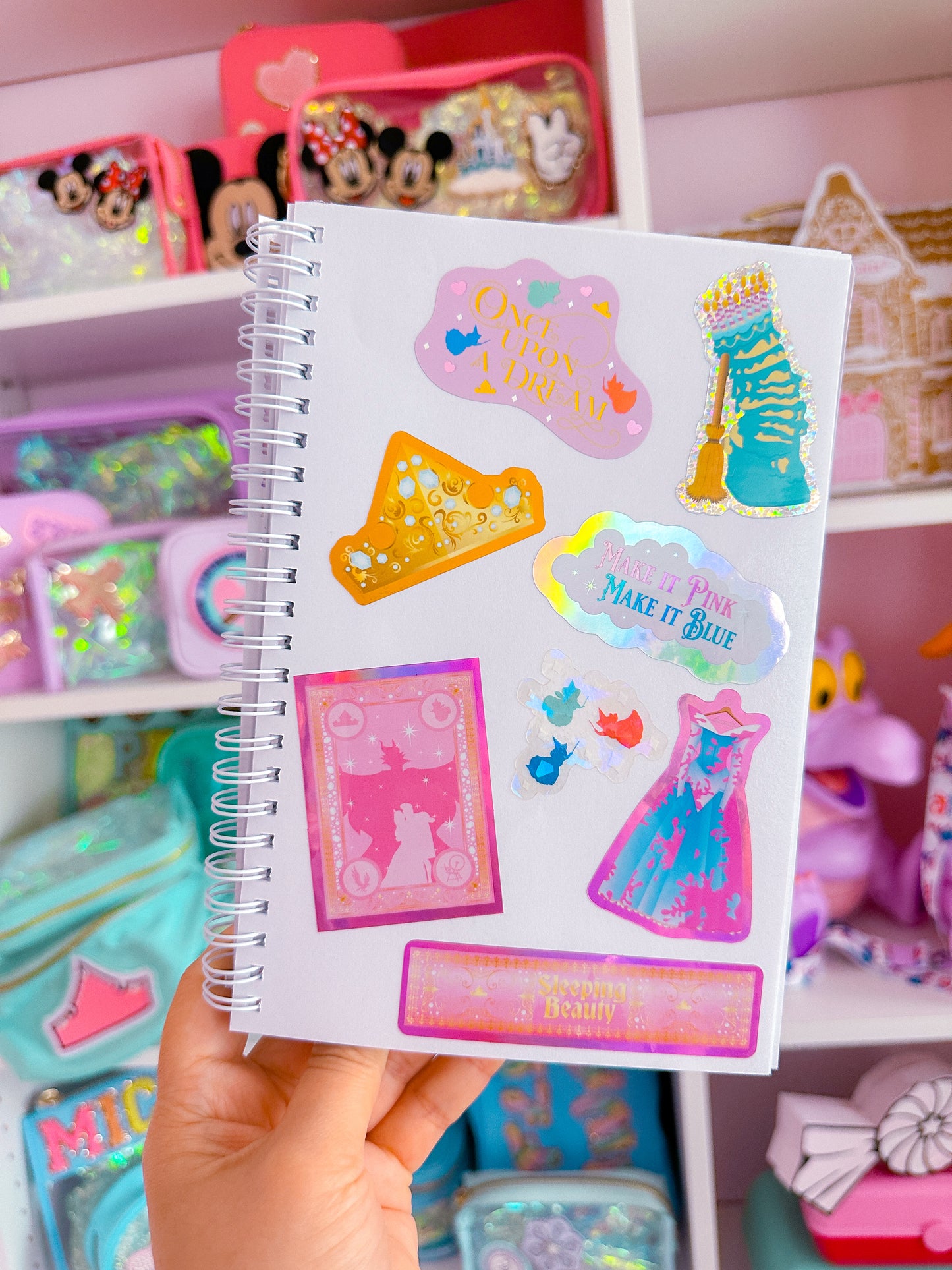 Waterproof Sticker - (Aurora) Make It Pink, Make It Blue
