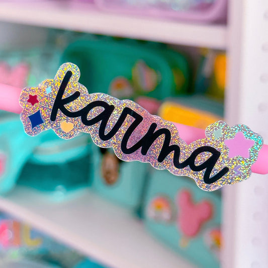 *DOLLAR DEALS* Waterproof Sticker - Karma