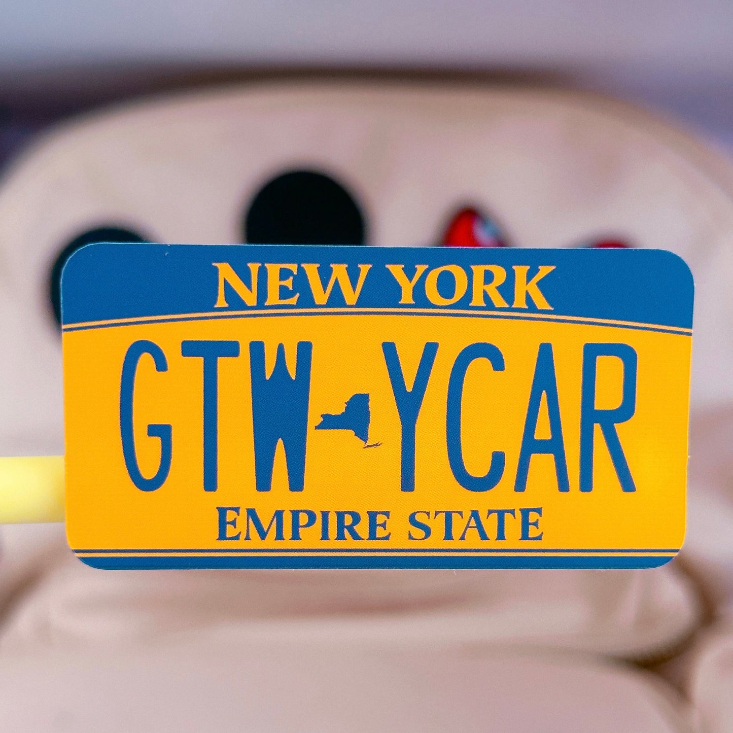 *DOLLAR DEALS* Waterproof Sticker - GTW Car License Plate